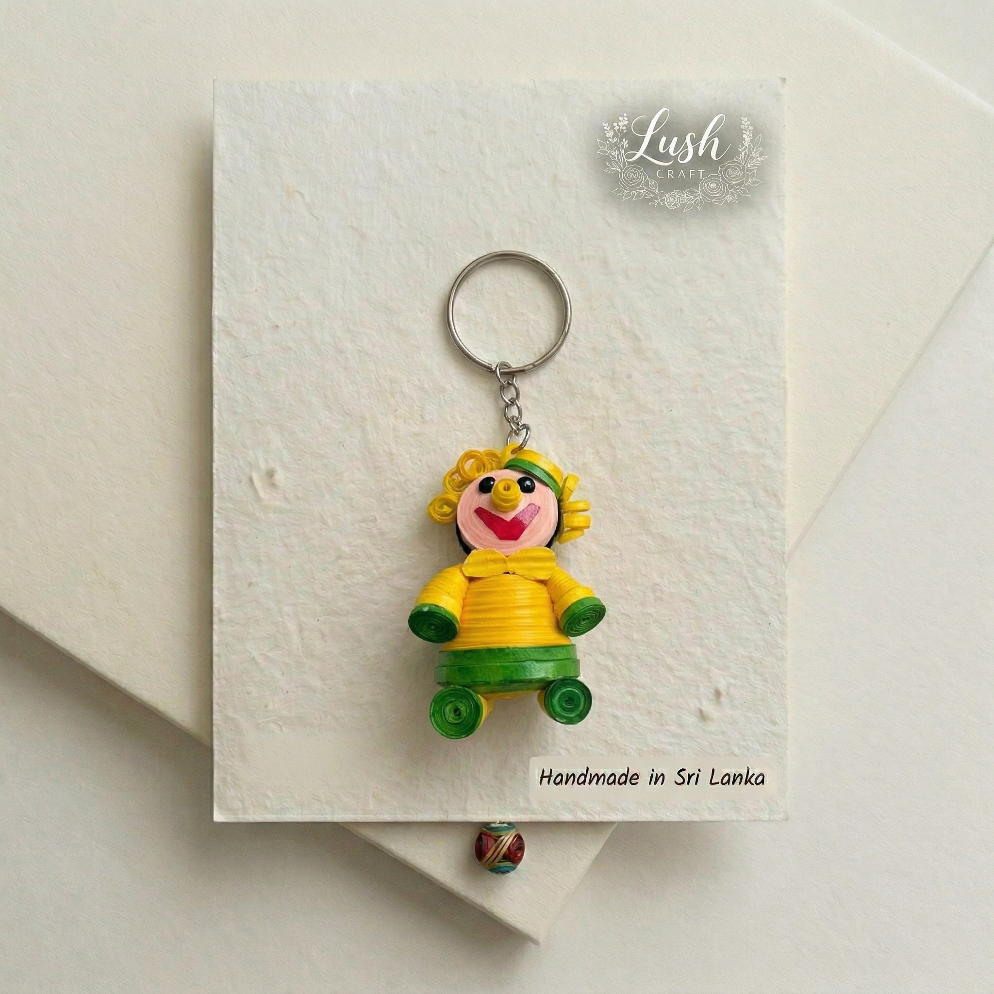 Handcrafted Doll Charm Keychain