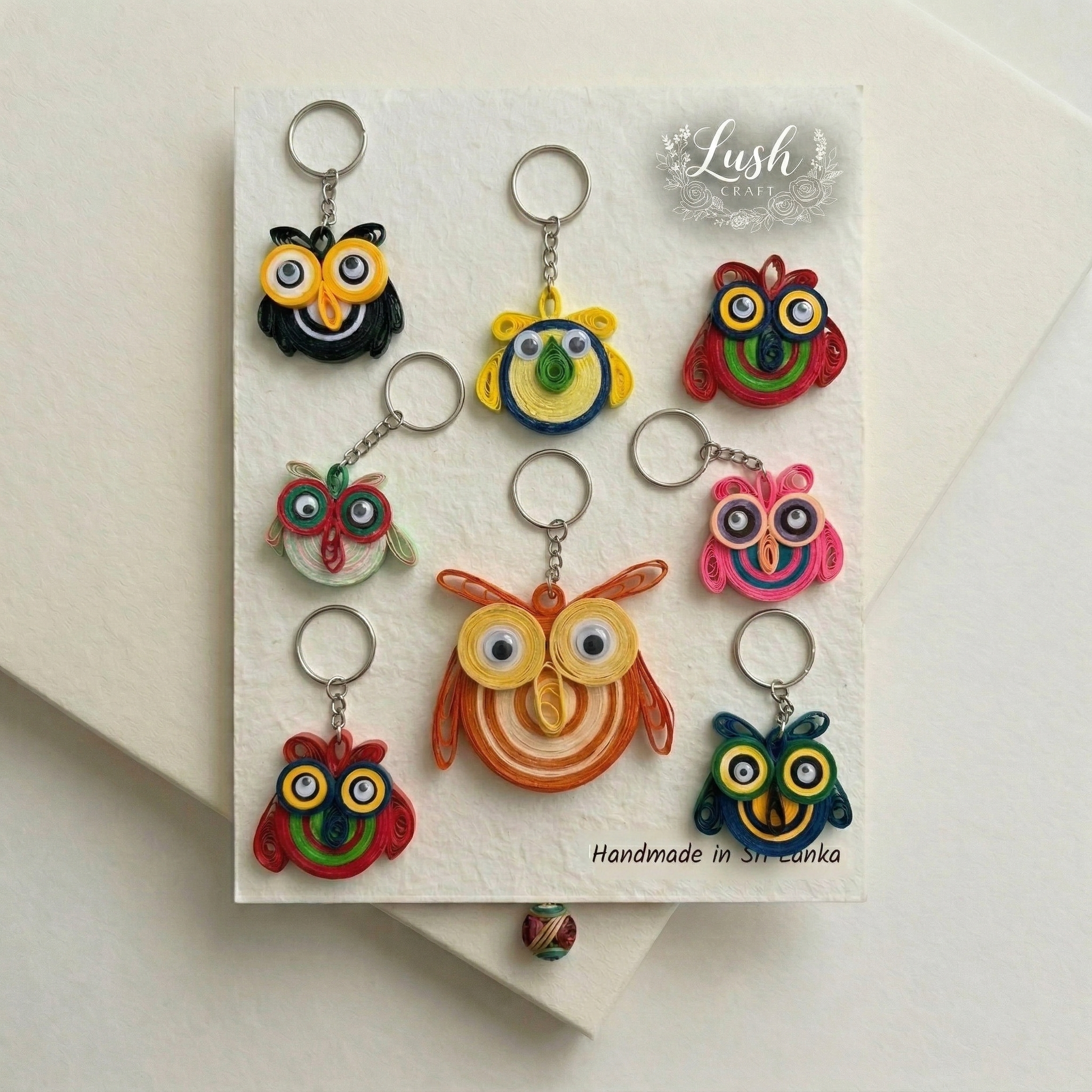 Owl Keychain view 3