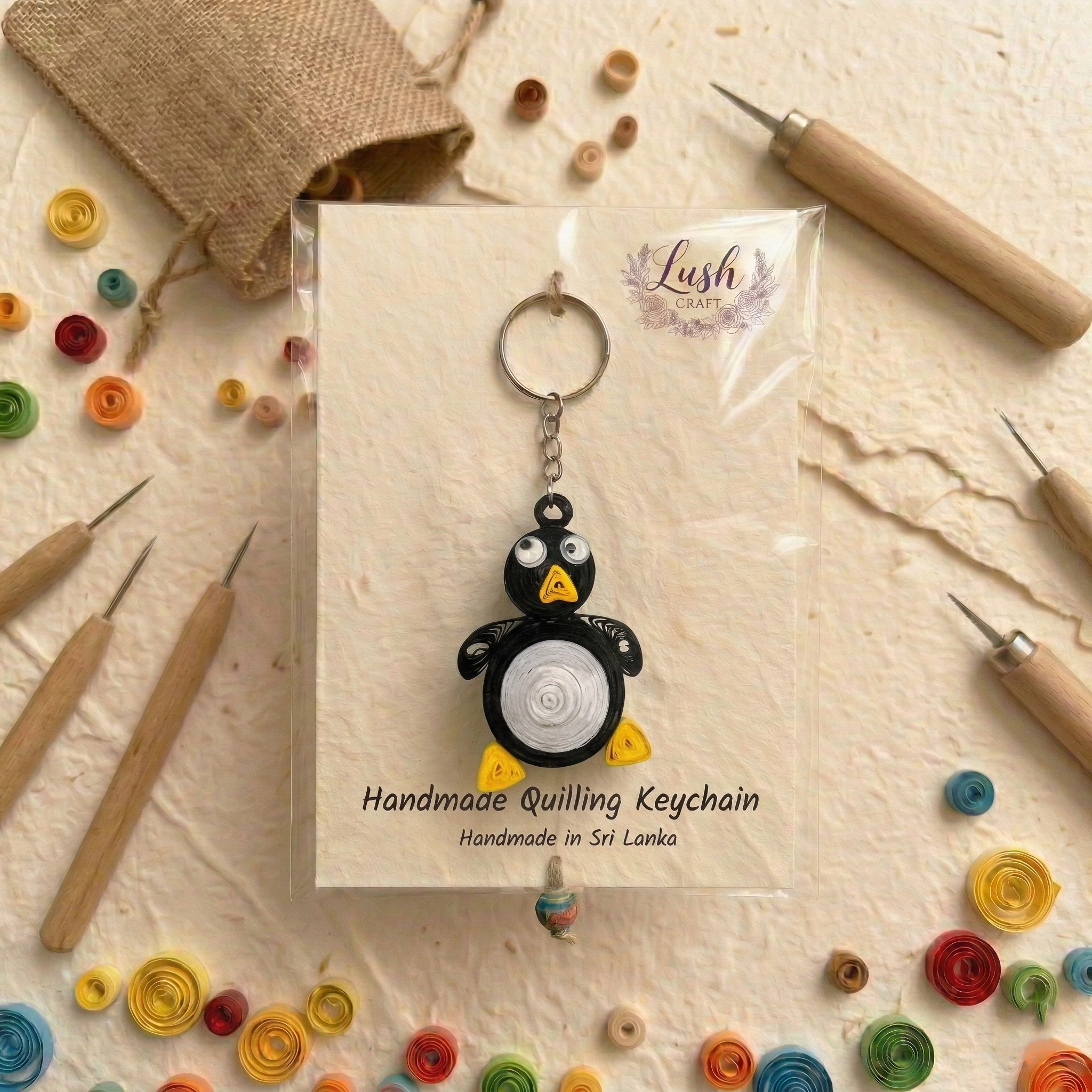 Penguin Keychain view 2