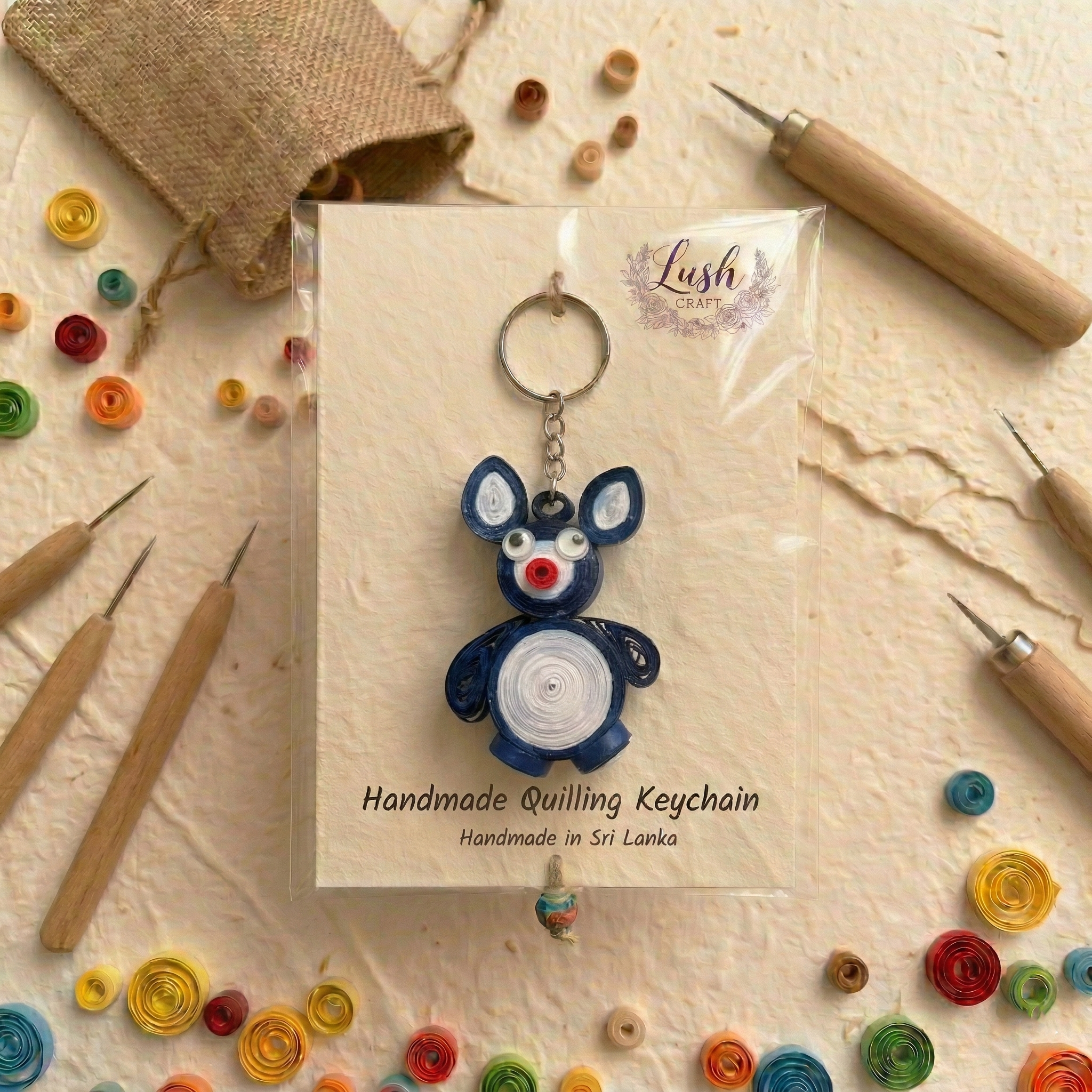 Teddy Bear Keychain view 4